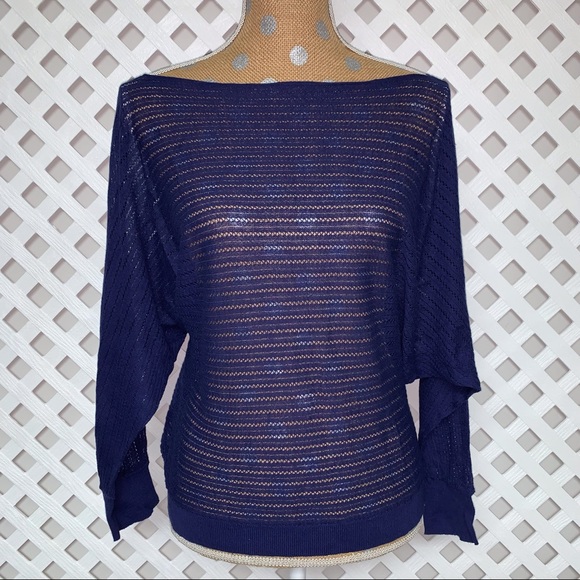 Express Tops - NWOT Express Knit 3/4 Batwing Sleeve Top